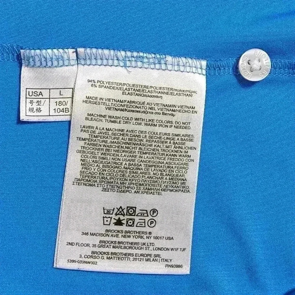 Brooks Brothers short sleeve polo. Men's size L - Picture 8 of 9